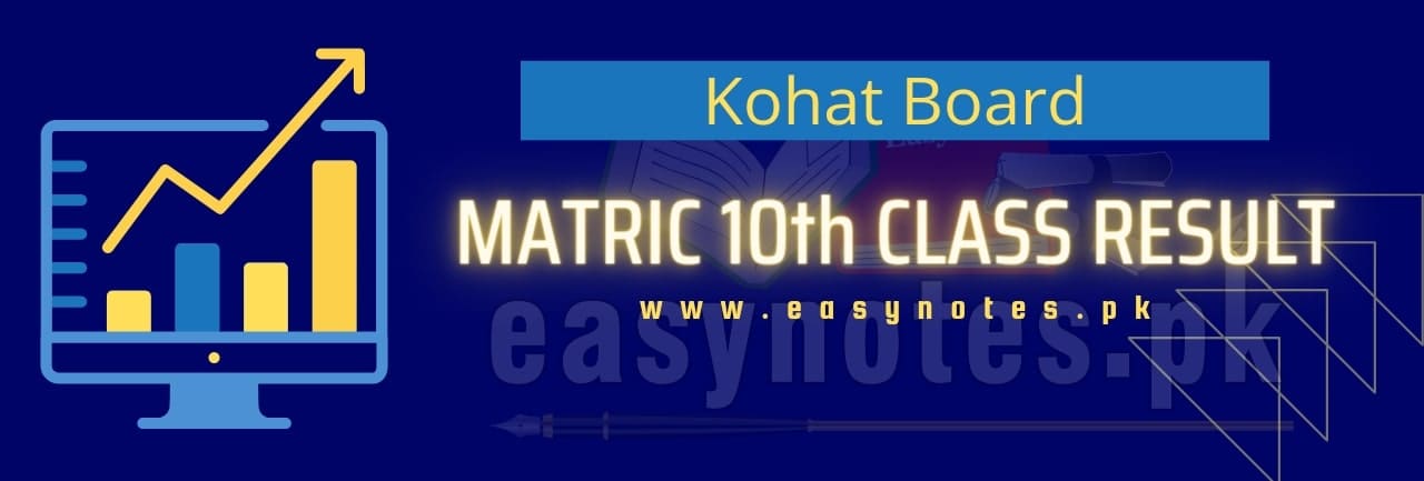 10th class Result BISE Kohat