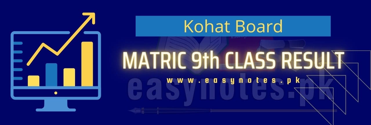 9th Class Result BISE Kohat
